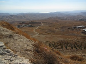 Fra Herodions top er der mod sydvest vid udsigt over den Judæiske ørken med Det døde Hav i baggrunden. Vender man sig mod nord kan Jerusalem skimtes i horisonten.